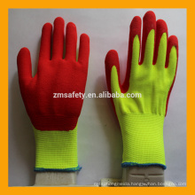 15G Thicken Nylon Sandy Nitrile Double Dipped Oil Field Work Gloves